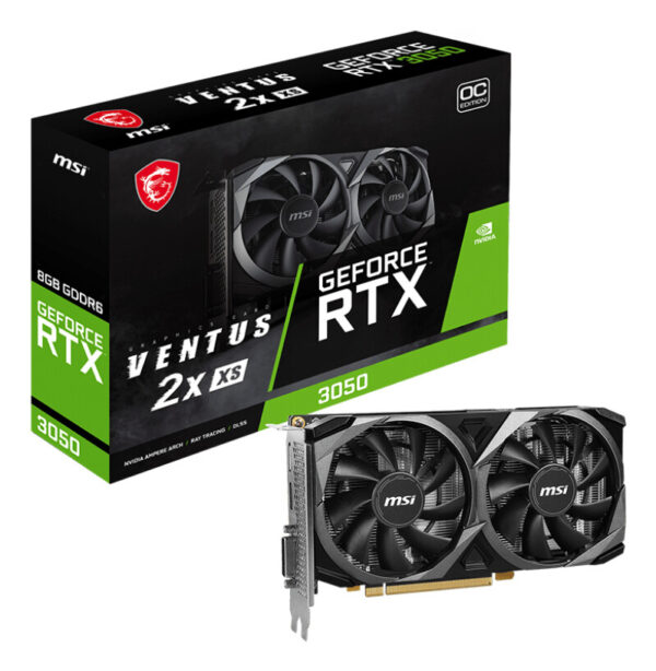 MSI VENTUS GEFORCE RTX 3050 2X XS 8G OC videokaart NVIDIA 8 GB GDDR6 - Afbeelding 4