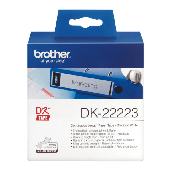 Brother DK-22223 printeretiket Wit - Afbeelding 3