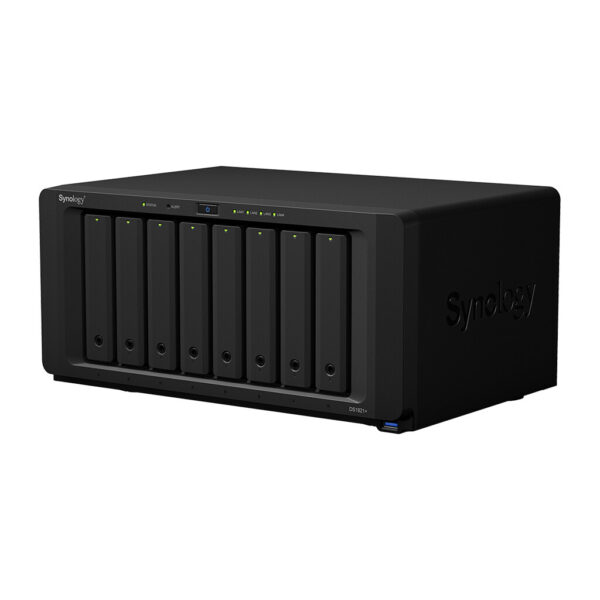 Synology DiskStation DS1821+ data-opslag-server NAS Tower Ryzen Embedded V1500B 4 GB DDR4 0 TB DiskStation Manager Zwart - Afbeelding 3