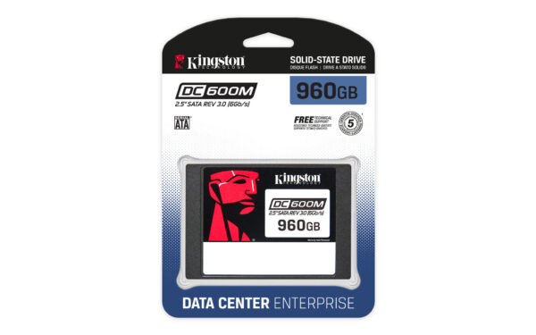 Kingston Technology 960G DC600M (gemengd gebruik) 2,5 inch Enterprise SATA SSD - Afbeelding 3