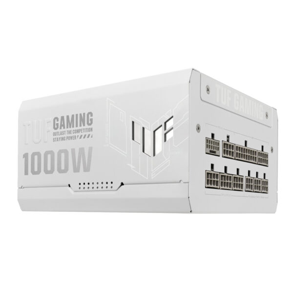 ASUS TUF Gaming 1000W Gold White Edition power supply unit 20+4 pin ATX ATX Wit - Afbeelding 6