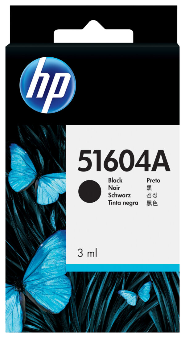 HP zwarte inktcartridge, gewoon papier