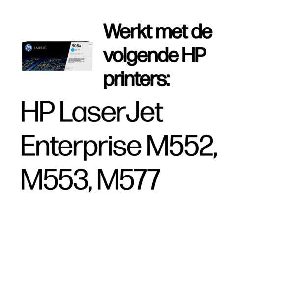 HP 508A originele cyaan LaserJet tonercartridge - Afbeelding 8