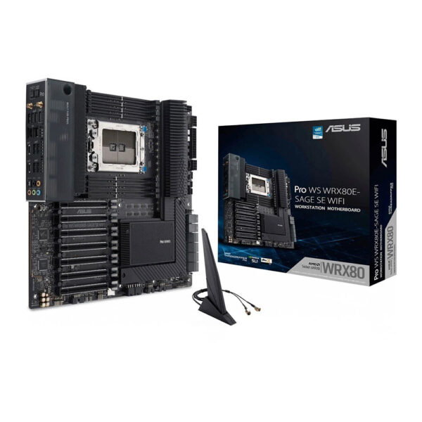 ASUS WRX80E-SAGE SE WIFI AMD WRX80 Socket SP3 Verlengd ATX - Afbeelding 3