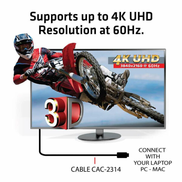 CLUB3D HDMI 2.0 4K60Hz UHD RedMere Kabel 15 meter - Afbeelding 6