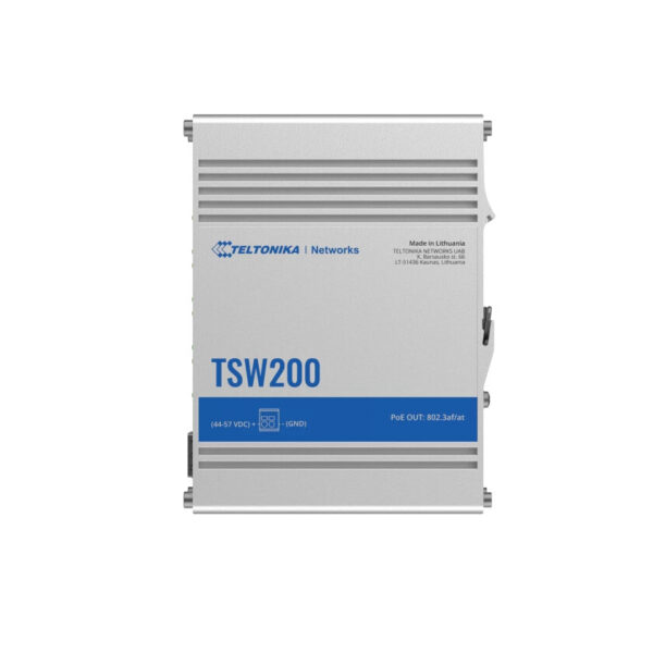 Teltonika TSW200000050 netwerk-switch Unmanaged Gigabit Ethernet (10/100/1000) Power over Ethernet (PoE) Zilver