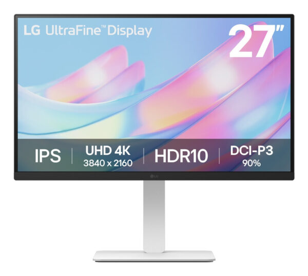 LG 27US550-W computer monitor 68,6 cm (27") 3840 x 2160 Pixels 4K Ultra HD LCD Zwart, Wit