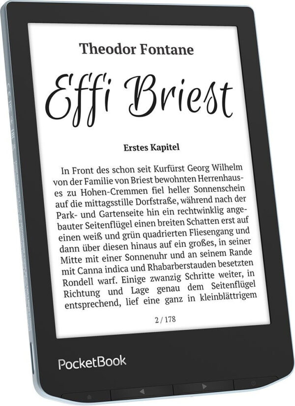 PocketBook Verse e-book reader 8 GB Wifi Zwart, Blauw - Afbeelding 3