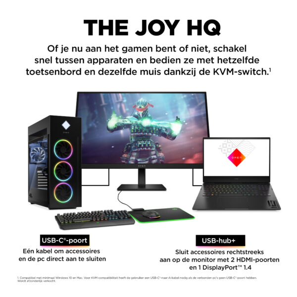 OMEN by HP 27 inch UHD 144 Hz gamingmonitor - OMEN 27k - Afbeelding 8