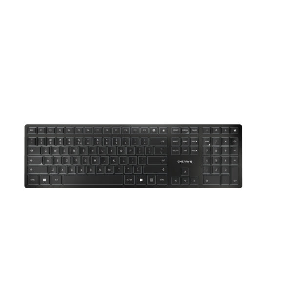 CHERRY KW 9100 SLIM toetsenbord Universeel RF-draadloos + Bluetooth QWERTY Engels Zwart