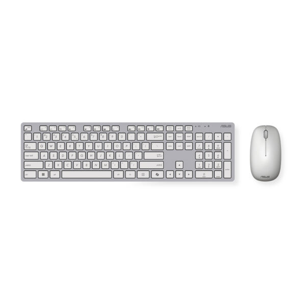 ASUS W5000 Wireless Keyboard and Mouse Set toetsenbord Inclusief muis Universeel RF Draadloos Wit