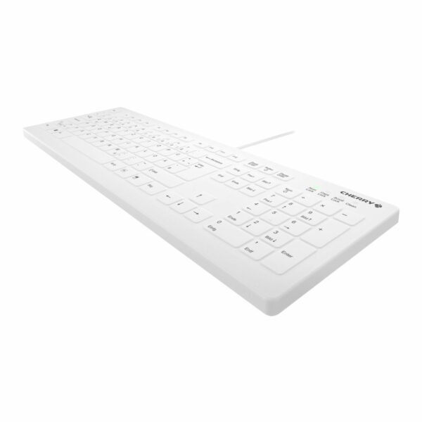 CHERRY AK-C8112 toetsenbord Medisch USB AZERTY Belgisch Wit - Afbeelding 2