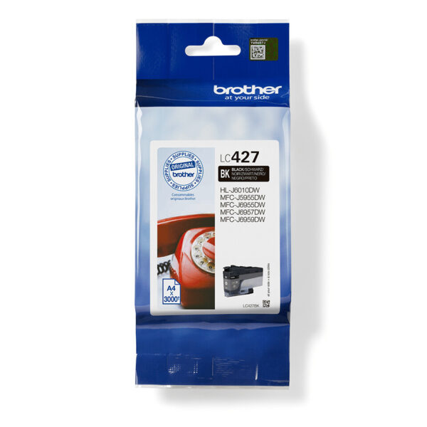 Brother LC-427BK inktcartridge 1 stuk(s) Origineel Normaal rendement Zwart - Afbeelding 3