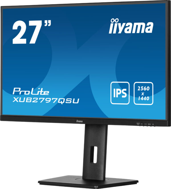 iiyama ProLite XUB2797QSU-B2 computer monitor 68,6 cm (27") 2560 x 1440 Pixels 4K Ultra HD LED Zwart - Afbeelding 5