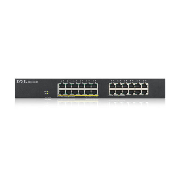 Zyxel GS1900-24EP Managed L2 Gigabit Ethernet (10/100/1000) Power over Ethernet (PoE) Zwart - Afbeelding 3