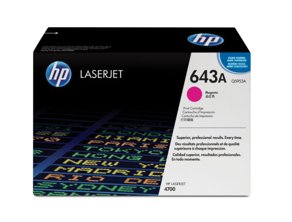 HP 643A originele magenta LaserJet tonercartridge