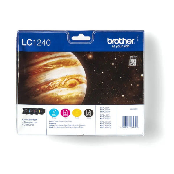 Brother Inktcartridge pakket: Cyaan / Magenta / Geel / Zwart