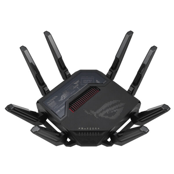 ASUS ROG Rapture GT-BE98 draadloze router 10 Gigabit Ethernet Quad-band (2.4 GHz / 5 GHz-1 / 5 GHz-2 / 6 GHz) Zwart - Afbeelding 2