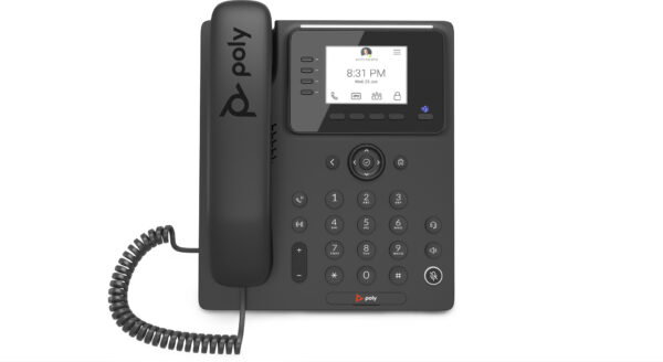 POLY CCX 350 Business Media Phone voor Microsoft Teams met PoE-ondersteuning