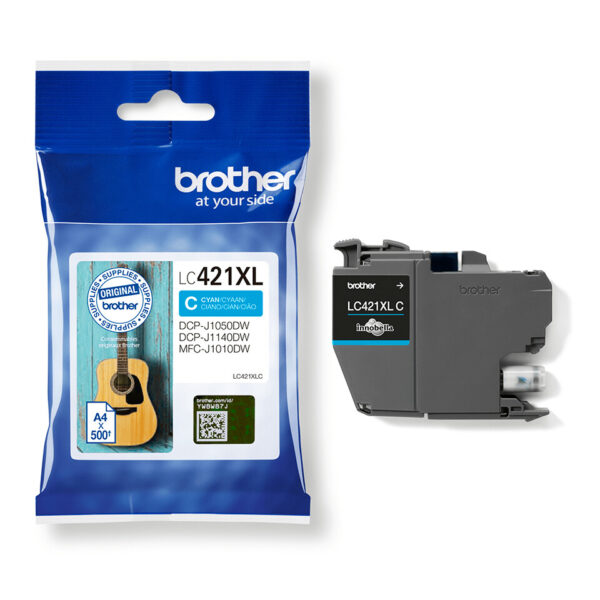 Brother LC-421XLC inktcartridge 1 stuk(s) Origineel Hoog (XL) rendement Cyaan - Afbeelding 3