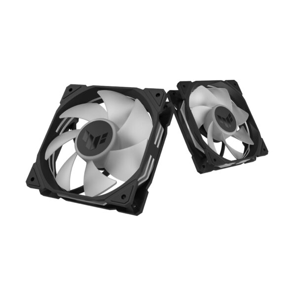 ASUS TUF Gaming TR120 ARGB Reverse Fan - Triple Pack Computer behuizing Ventilator 12 cm Zwart - Afbeelding 8