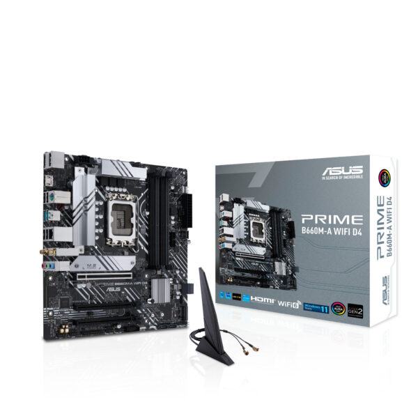 ASUS PRIME B660M-A WIFI D4 Intel B660 LGA 1700 micro ATX - Afbeelding 2