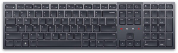 DELL KB900 toetsenbord Kantoor RF-draadloos + Bluetooth QWERTY US International Grafiet - Afbeelding 2