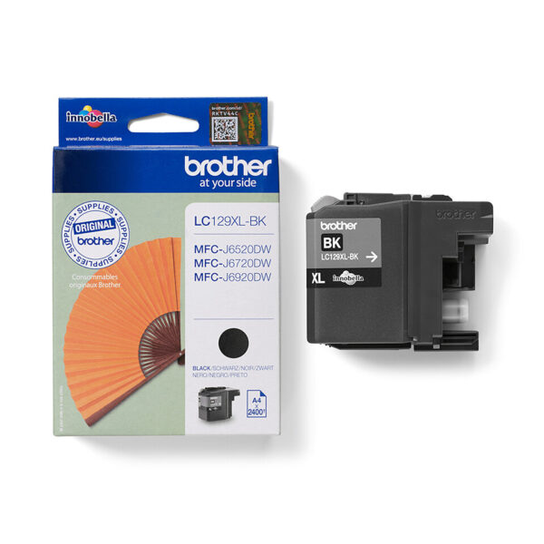 Brother LC129XLBK inktcartridge 1 stuk(s) Origineel Hoog (XL) rendement Zwart - Afbeelding 4