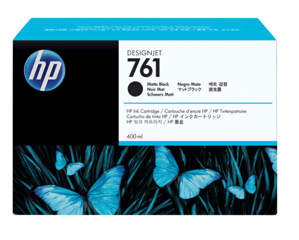 HP 761 matzwarte DesignJet inktcartridge, 400 ml