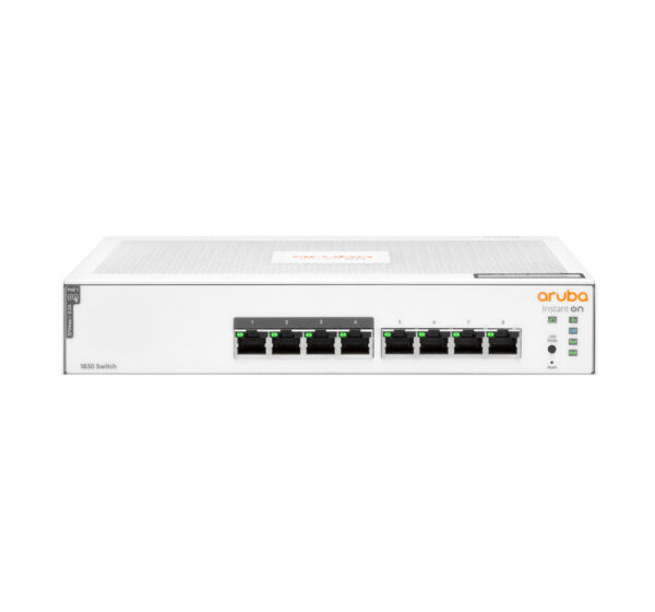 Hewlett Packard Enterprise Aruba Instant On 1830 8G 4p Class4 PoE 65W Managed L2 Gigabit Ethernet (10/100/1000) Power over Ether