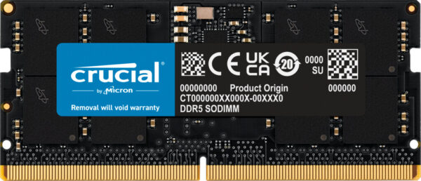 Crucial CT16G56C46S5 geheugenmodule 16 GB 1 x 16 GB DDR5 5600 MHz ECC