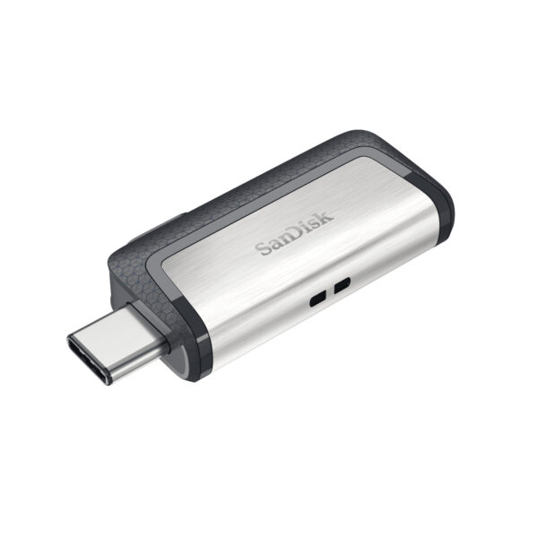 SanDisk Drive USB Ganda Ultra Tipe-C 256 GB USB flash drive USB Type-A / USB Type-C 3.2 Gen 1 (3.1 Gen 1) Grijs, Zilver - Afbeelding 4