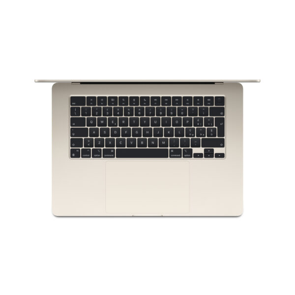 Apple MacBook Air Apple M M3 Laptop 38,9 cm (15.3") 16 GB 512 GB SSD Wi-Fi 6E (802.11ax) macOS Sonoma Beige - Afbeelding 2