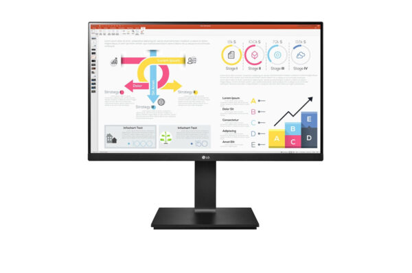 LG 24QP750P-B computer monitor 60,5 cm (23.8") 2560 x 1440 Pixels Quad HD LED Zwart