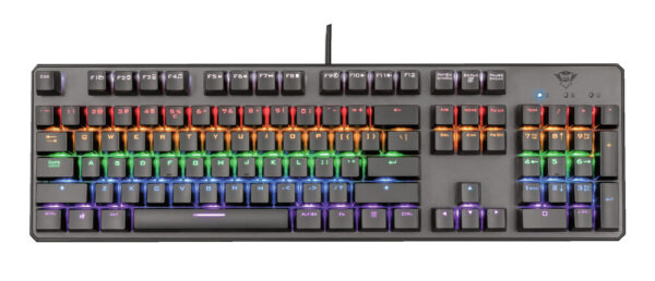 Trust GXT 865 Asta - Gaming Toetsenbord - Mechanisch - Qwerty - Zwart - Afbeelding 2