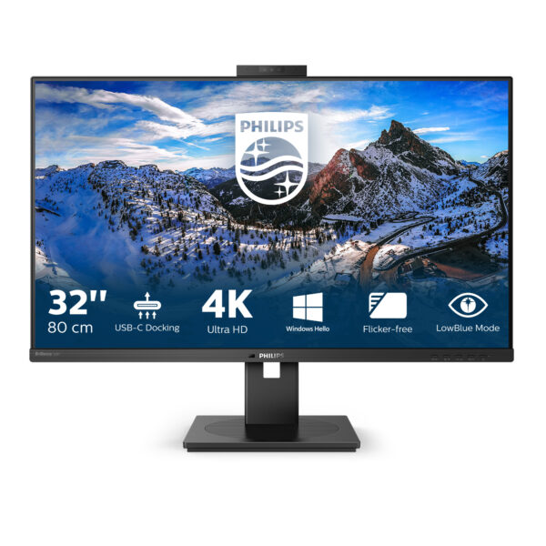 Philips P Line 329P1H/00 LED display 80 cm (31.5") 3840 x 2160 Pixels 4K Ultra HD Zwart - Afbeelding 5