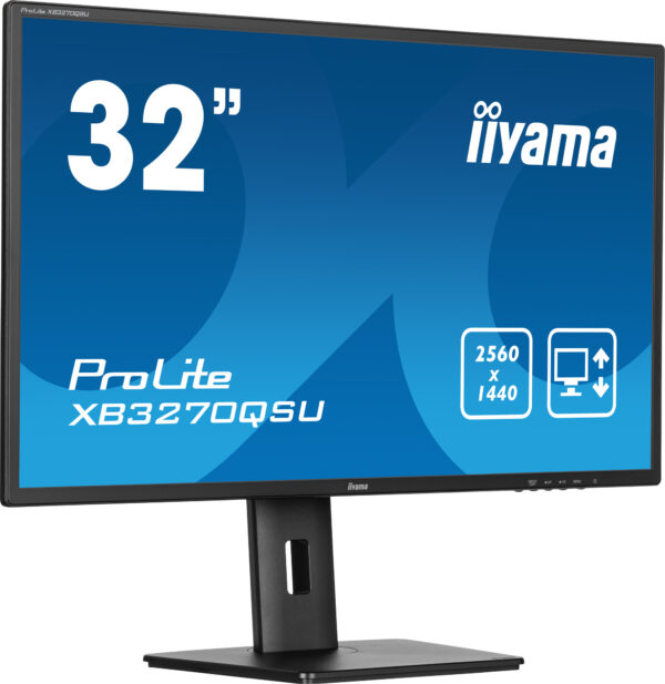 iiyama ProLite XB3270QSU-B1 computer monitor 81,3 cm (32") 2560 x 1440 Pixels Wide Quad HD LED Zwart - Afbeelding 2