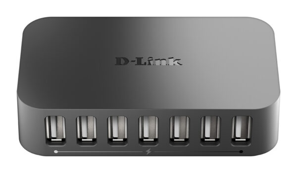 D-Link DUB-H7 USB 2.0 Type-B 480 Mbit/s Zwart