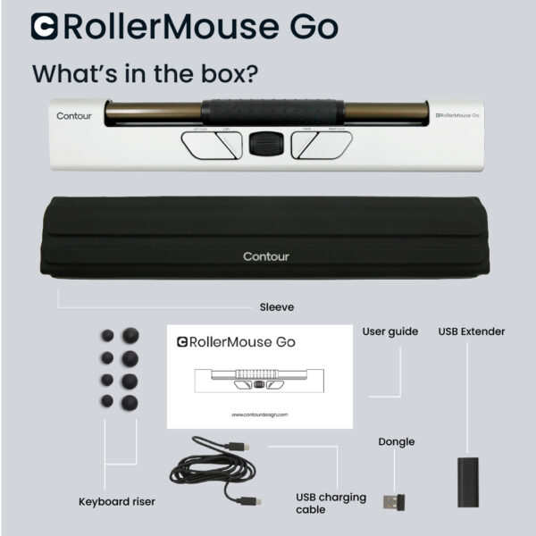 Contour Design RollerMouse Go, wireless - Afbeelding 9