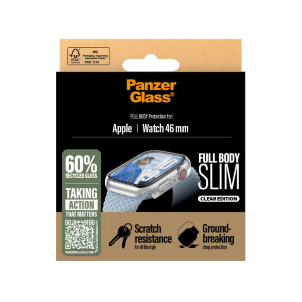 PanzerGlass 3714 slimme draagbare accessoire Cover Transparant Polyethyleentereftalaat (PET) - Afbeelding 3