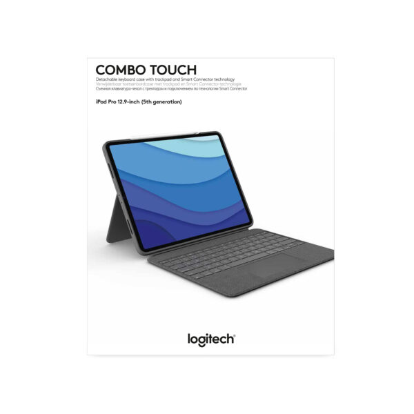 Logitech Combo Touch QWERTZ Duits Smart Connector Grijs - Afbeelding 17