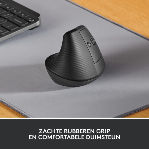 Logitech Lift muis Kantoor Rechtshandig RF-draadloos + Bluetooth Optisch 4000 DPI - Afbeelding 7