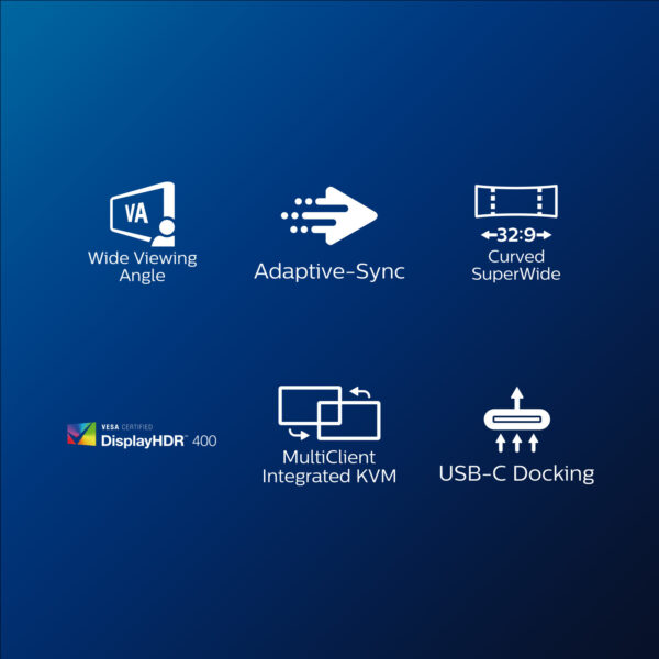 Philips P Line 32:9 SuperWide Curved LCD-scherm 499P9H/00 - Afbeelding 7
