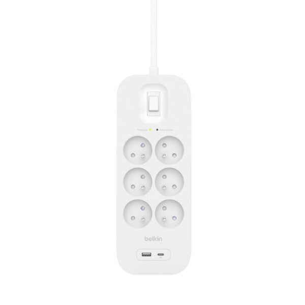 Belkin Connect Wit 6 AC-uitgang(en) 2 m - Afbeelding 2