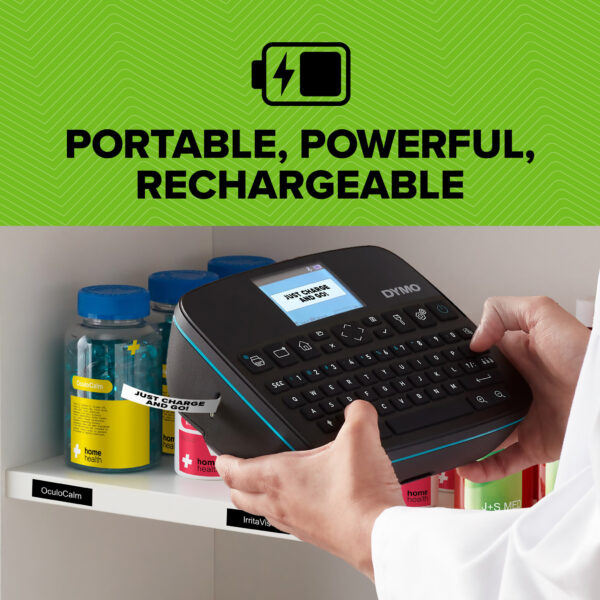 DYMO LabelManager LabelWriter 640CB Portable & Rechargeable Label Maker with Dual Connectivity - 2197370 labelprinter Direct the - Afbeelding 7