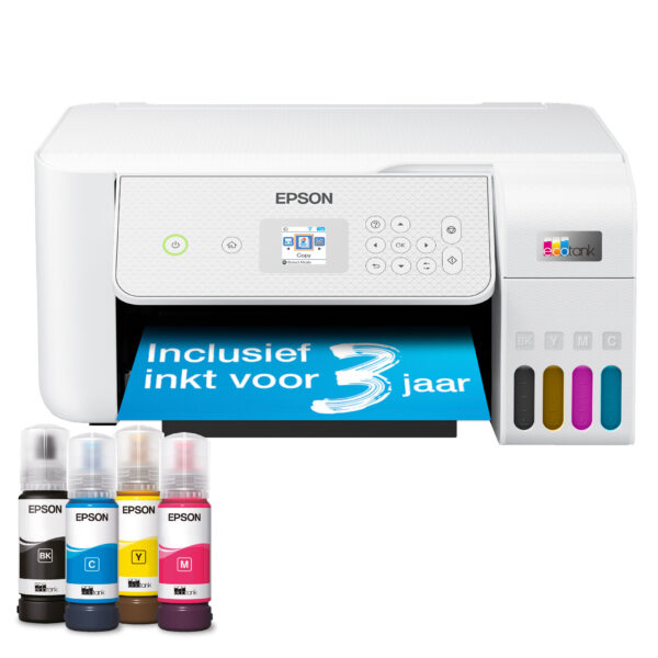 Epson EcoTank ET-2876 A4 multifunctionele Wi-Fi-printer met inkttank, inclusief tot 3 jaar inkt - Afbeelding 2