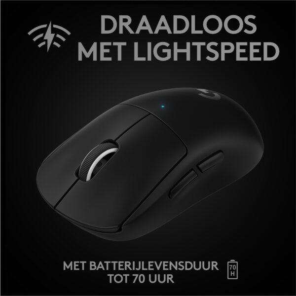 Logitech G Pro X Superlight muis Gamen Rechtshandig RF Draadloos 25600 DPI - Afbeelding 13