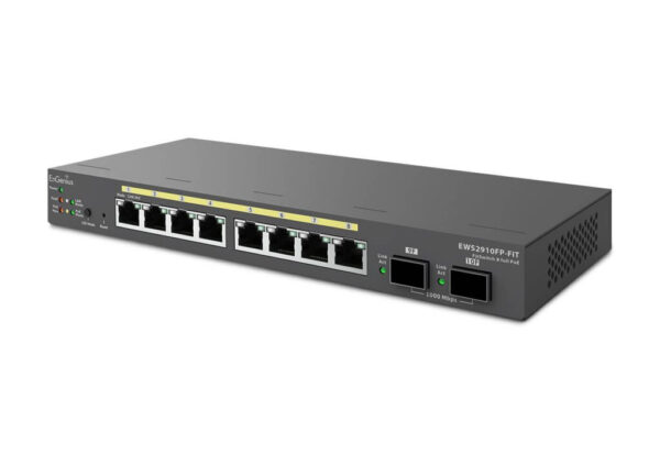 EnGenius EWS2910FP-FIT netwerk-switch Managed L2/L3 Gigabit Ethernet (10/100/1000) Power over Ethernet (PoE) Grijs - Afbeelding 2