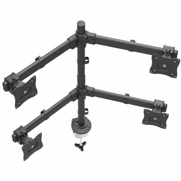 StarTech.com Quad Monitor Arm voor VESA Schermen tot 27" (8kg), 2x2 Configuratie, Verstelbare Hoogte, Scharnierende Monitorsteun - Afbeelding 5