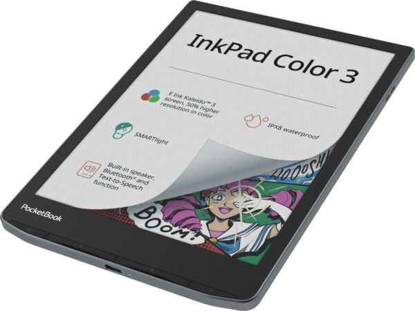 PocketBook InkPad Color 3 e-book reader Touchscreen 32 GB Wifi Zwart, Grijs - Afbeelding 2